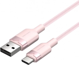 Vention kabel USB-A til USB-C 1 m 3 A lyserød