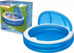 Oppustelig pool med solskærm 185 x 180 x 53 cm Bestway