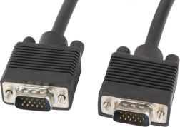 VGA-kabel 15 m med ferritfiltre, dobbelt afskærmning – Lanberg, sort