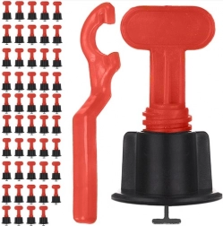 System til fliseudjævning 50 stk med nøgle