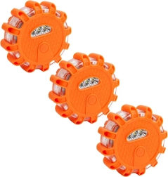 Sæt med 3 magnetiske LED-advarselslys RENEW FORCE