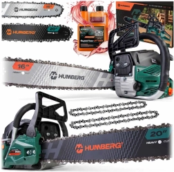 Benzindrevet kædesav Humberg HM-665 16/20" + 2T-olie
