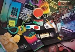 Puslespil 1000 stk. af høj kvalitet, 80’er-nostalgi