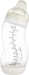 Antikolik bredhalsede sutteflaske S-Shape 310 ml CANPOL babies