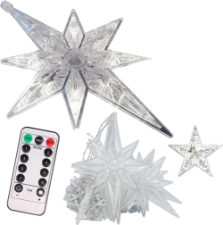 Lysgardin med LED-stjerner