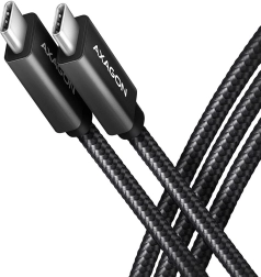 USB‑C-kabel 3.2 Gen 2, 2 m, PD 100 W, 20 Gb/s, 4K 60 Hz – AXAGON