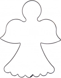 Metaludstikker engel 9,5 cm