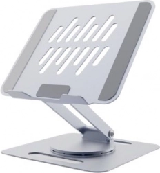 Sammenklappeligt drejeligt laptopstativ 15,6″ – grå