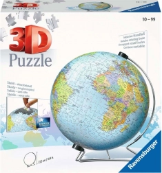 Ravensburger 3D-puslespil Jorden – børneglobus 180 brikker