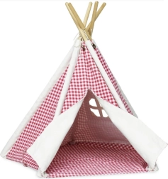 Mini tipi til dukker – ternet