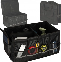 Bagagerumsorganizer til bil med reflekterende detaljer