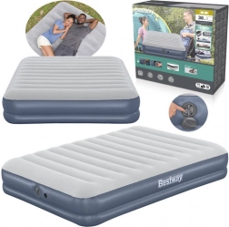 oppustelig madras queen BESTWAY Tritech med akkumulatorpumpe 203 × 152 × 36 cm