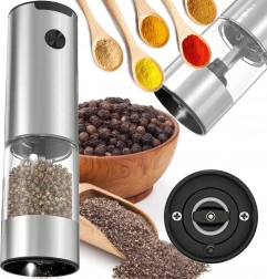 Elektrisk krydderikværn med LED lys