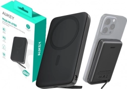 Aukey MagSafe-powerbank 6700 mAh med 20 W effekt og LED-indikator, USB‑C