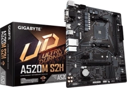 Solidt bundkort Gigabyte A520M S2H AM4 mATX