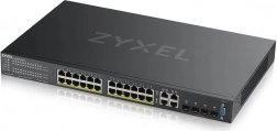 Zyxel GS2220-28HP 24-port gigabit L2 PoE-switch med uplink og årlig Nebula Pro Pack-licens