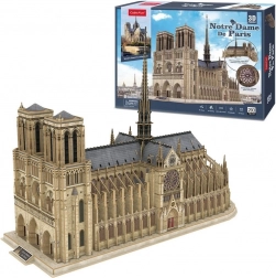 3D puslespil Katedralen Notre-Dame fra CubicFun