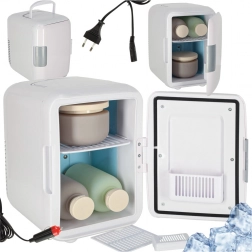 Mini rejsekøleskab 4L med varme og køling