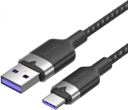 USB-kabel USB‑A til USB‑C 2 m 100W 6A Vention