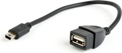 OTG-kabel USB Mini BM til USB AF 15 cm