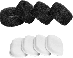 Rojeco Rustfri filtre til kattevandfontæne 4 stk