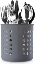 Drypstativer til køkkenredskaber, grå