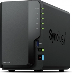 DiskStation DS225+ Synology NAS-server 2x0HDD J4125 2GB DDR4