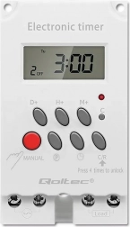 Elektrisk DIN-skinne timer PC0629