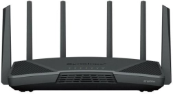 Synology RT6600ax Wi‑Fi 6 gigabit‑router med 2,5GbE og USB 3.2
