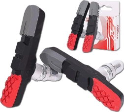 Bremseklodser til V-bremse med gevind til MTB, trekking- og bycykler