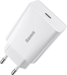 Baseus Speed Mini hurtigoplader USB‑C PD 20 W hvid