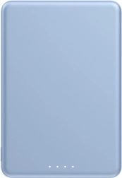 Super slank magnetisk powerbank 5000 mAh blå