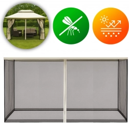 Insektnet til havepavillon 3x4 m med lynlåse fra MultiGarden