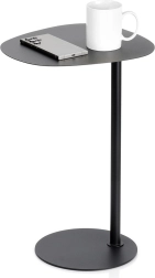 Metalsidebord i sort 35 × 25 × 53 cm