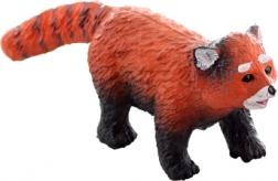 Figur af rød panda i plast