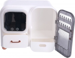 Organizer til kosmetik og smykker - hvid