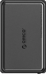 Orico ekstern boks til HDD/SSD 2,5" og 3,5" med USB 3.0 5 Gbps (sort)