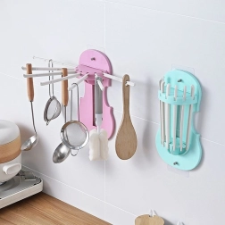 Krog til ophængning af køkkenredskaber - lyserød
