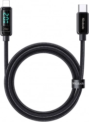 Mcdodo USB‑C til Lightning kabel 36W 1,2 m sort