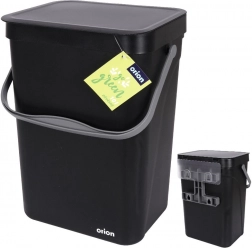 Hængende skraldespand 10 l sort