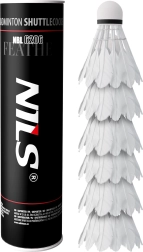 Badmintonfjerbolde NILS NBL6206, 6 stk.