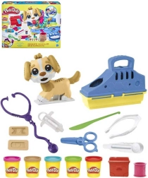 Play-Doh Lille dyrlæge kreativt sæt med hundehvalp og modellervoks