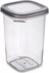 Plastbeholder til tørvarer med låg 450 ml