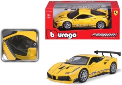 Metalmodel Bburago 1:24 Ferrari 488 Challenge gul