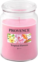Duftlys i glas PROVENCE tropiske blomster 95 timer
