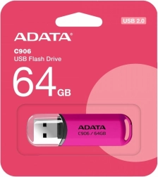 ADATA Flash Disk 64GB USB 2.0 Lyserød