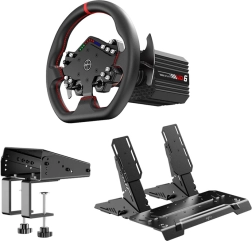 Sæt med racerrat PXN VD6 med direkte drift, WDS R2-rat og PD HM-pedaler