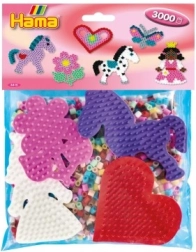 Strygeperler HAMA Midi – 3000 stk. og 4 plader