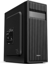 PC-kabinet T6 ATX Mid Tower med 120 mm blæser og ODD
