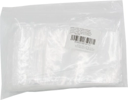 LDPE-poser med lynlåslukning 7 × 10 cm, transparente (100 stk.)